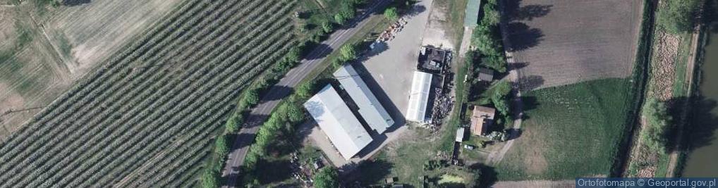 Zdjęcie satelitarne Mirosław Tychmanowicz Przedsiębiorstwo Handlowe Arka