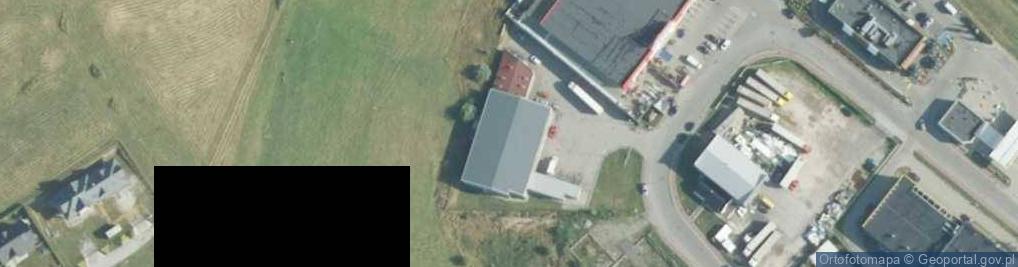 Zdjęcie satelitarne Mlekovita. Centrum Dystrybucji.