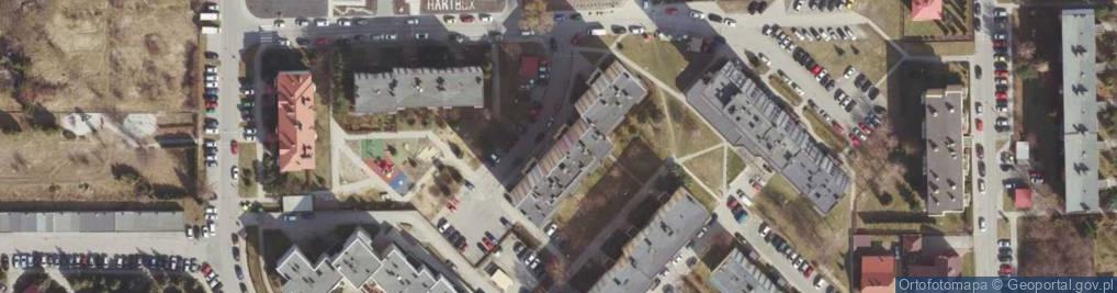 Zdjęcie satelitarne Młodzieżowa Spółdzielnia Mieszkaniowa Montażówka
