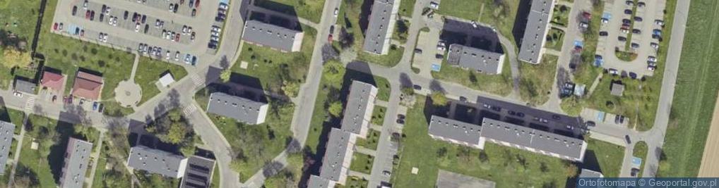 Zdjęcie satelitarne Młyn Handlowo Usługowy