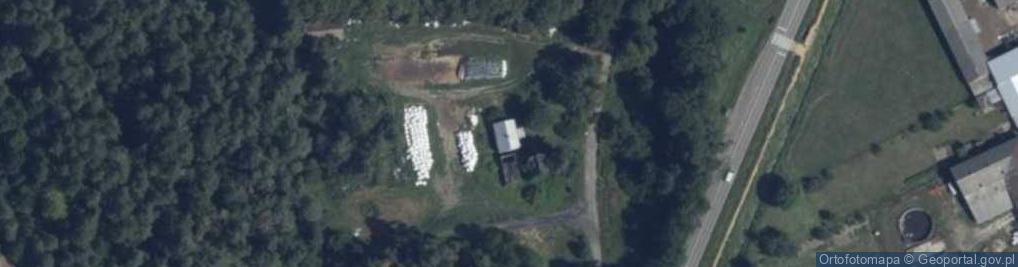 Zdjęcie satelitarne Młyn w Bielanach Wąsach