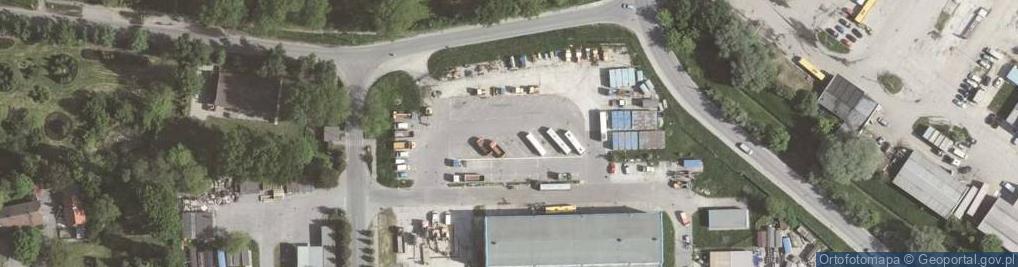 Zdjęcie satelitarne Mobilis - zajezdnia autobusowa