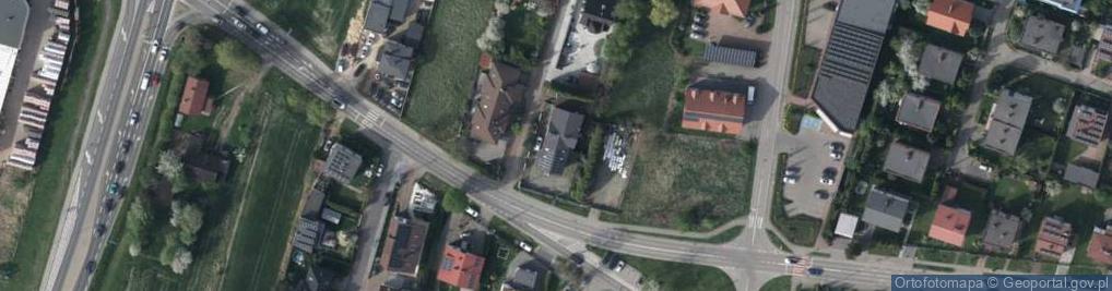 Zdjęcie satelitarne Mograf P P U H Modrzejewski Arkadiusz Modrzejewska Justyna