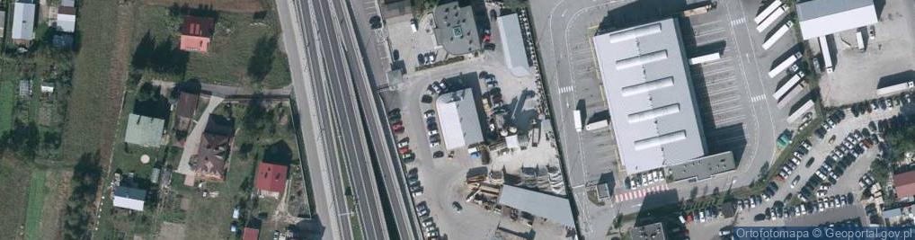 Zdjęcie satelitarne Molter Zakład Usług Transportowo Sprzętowych w Rudnej Małej