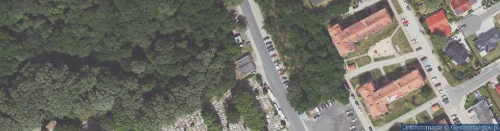Zdjęcie satelitarne Monika Fukas Przesiębiorstwo Handlowo Usługowe Fuksja