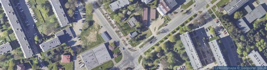 Zdjęcie satelitarne Monika Grzegorczyk Firma Handlowo-Usługowa Wszystko Gra