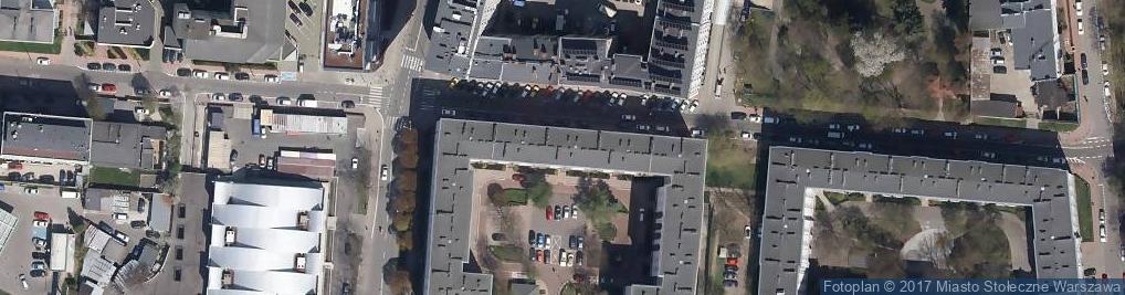 Zdjęcie satelitarne Na Barskiej Elżbieta Pokorska, Edward Lutostański, Michał Pokorski