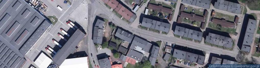 Zdjęcie satelitarne Nabijanie Nap Nitów Fleczków do Obuwia Handel