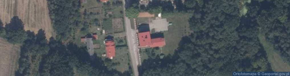 Zdjęcie satelitarne Nadleśnictwo Łupawa