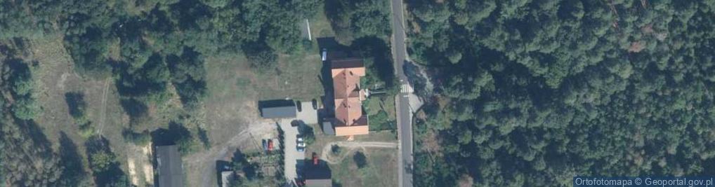 Zdjęcie satelitarne Nadleśnictwo Potrzebowice