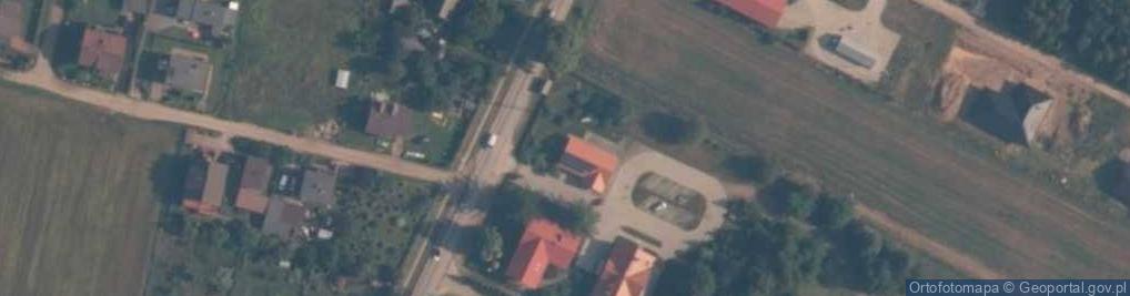 Zdjęcie satelitarne Nadleśnictwo Strzebielino z Siedzibą w Luzinie