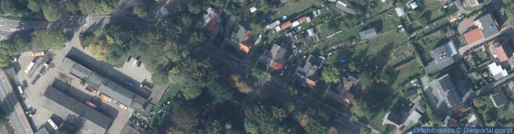 Zdjęcie satelitarne Nauczycielska Lokatorsko Własnościowa Spółdzielnia Mieszkaniowa Karpinka