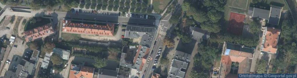 Zdjęcie satelitarne NCT Galeria Człuchów