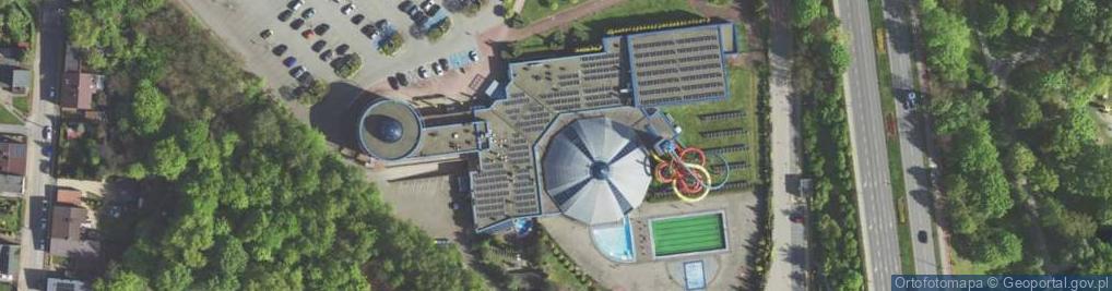 Zdjęcie satelitarne Nemo Wodny Świat Dąbrowa Górnicza