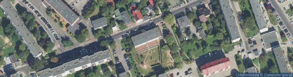 Zdjęcie satelitarne Niepubliczne Przedszkole im Marii Konopnickiej w Kaliszu