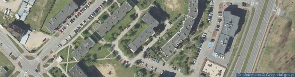 Zdjęcie satelitarne Niepubliczne Przedszkole w Ostrołęce