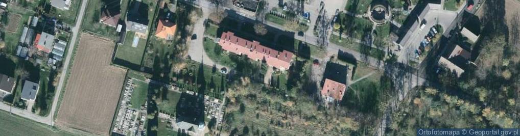 Zdjęcie satelitarne Niepubliczny Zakład Opieki Zdrowotnej Dębowiec Grupowa Praktyka Lekarzy Domowych Joanna Rabsztyn Jerzy Zarzycki