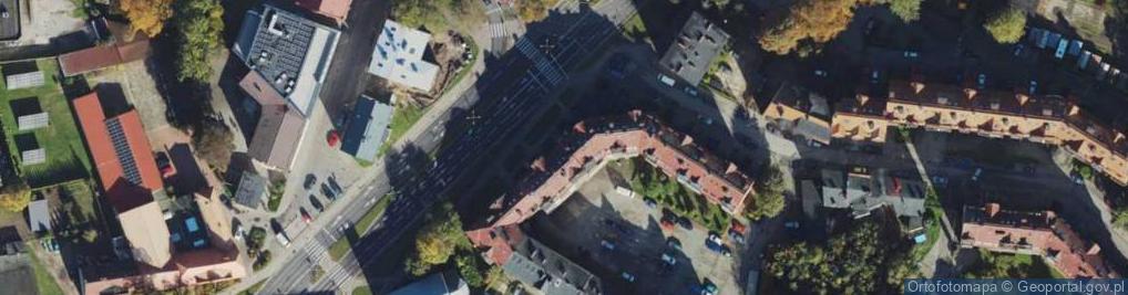 Zdjęcie satelitarne Niepubliczny Zakład Opieki Zdrowotnej Dermis Moszczyńska Buss Szarkowska Rybarczyk Lekarska