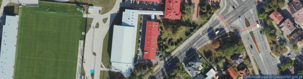 Zdjęcie satelitarne Niepubliczny Zakład Opieki Zdrowotnej Ośrodek Medycyny Szkolnej i Opieki Długoterminowej w Domu Chorego Prof Med