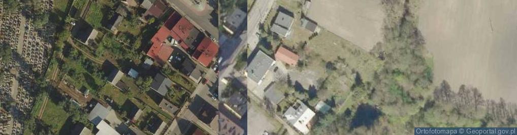 Zdjęcie satelitarne Niepubliczny Zakład Opieki Zdrowotnej Zespół Lekarza Rodzinnego w Krzymowie