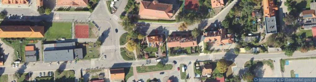 Zdjęcie satelitarne Niepubliczny Zakład Podstawowej i Specjalistycznej Opieki Zdrowotnej Hipokrates