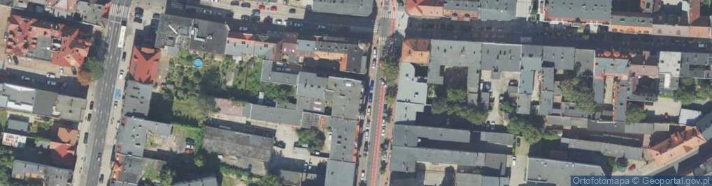 Zdjęcie satelitarne Niezależny Samorządny Związek Zawodowy Pracowników Kolejowych przy Zakładzie Linii Kolejowych w Ostrowie Wielkopolskim