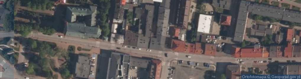 Zdjęcie satelitarne Niezależny Samorządny Związek Zawodowy Pracowników Społem Powszechnej Spółdzielni Spożywców Tęcza w Wieluniu