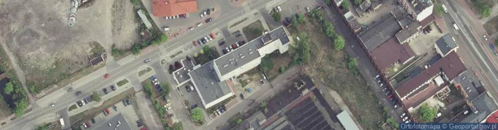 Zdjęcie satelitarne Niezależny Samorządny Związek Zawodowy Pracowników Zakładów Technicznych Wyrobów Włókienniczych w Żyrardowie