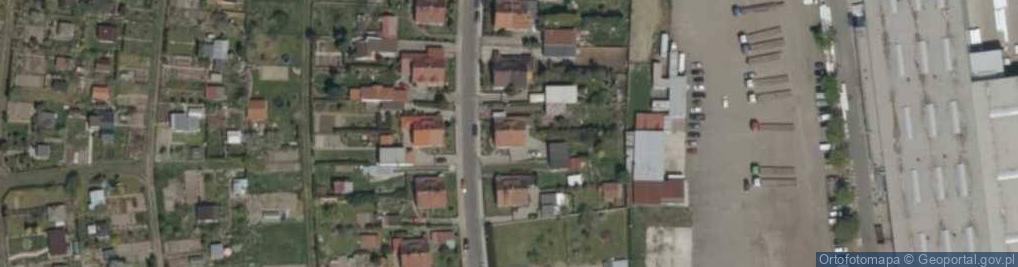 Zdjęcie satelitarne Nina Kocurek Firma Handlowo-Spedycyjna Nina