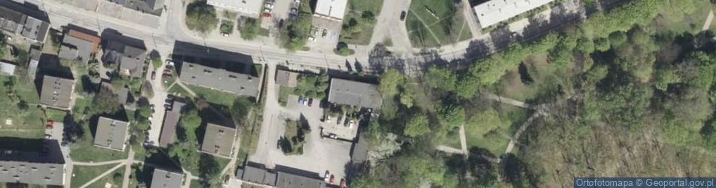 Zdjęcie satelitarne Nszz Pracowników Świętokrzyskiego Centrum Ratownictwa Medycznego i Transportu Sanitarnego w Kielcach Oddział w Końskich