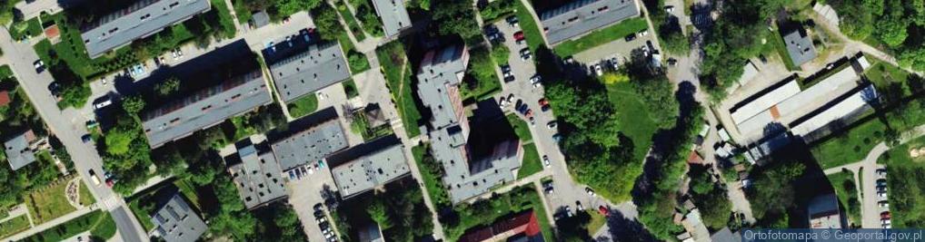 Zdjęcie satelitarne Obciąganie Guzików Plisowanie Nabijanie Nap