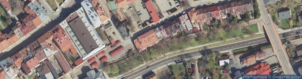 Zdjęcie satelitarne Obrót Art do Produkcji Rolnej Kazimierz Sus i Stanisława Domszy