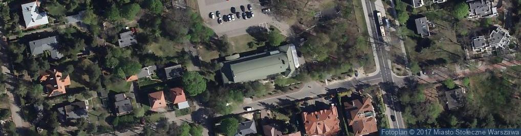 Zdjęcie satelitarne Obywatelskie Stowarzyszenie Uwłaszczeniowe Gminy Warszawa Wawer