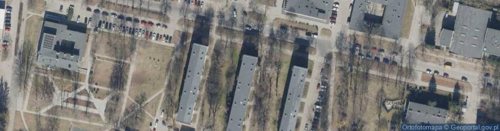 Zdjęcie satelitarne Ochr Mienia Janusz Basa Wydział Systemów Monitorujących Alarmy Riposta