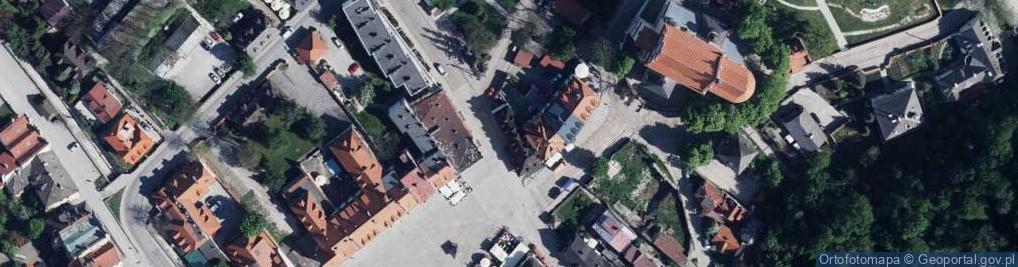 Zdjęcie satelitarne Oddział Polskiego Towarzystwa Turystyczno Krajoznawczego im Karola Sicińskiego w Kazimierzu Dolnym
