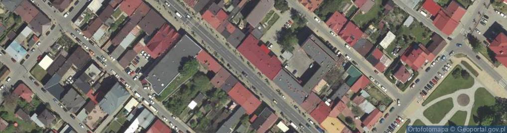Zdjęcie satelitarne Oddział Polskiego Towarzystwa Turystyczno Krajoznawczego Ziemia Janowska w Janowie Lubelskim