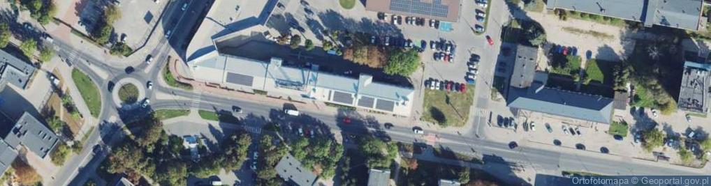 Zdjęcie satelitarne Oddział Powiatowy Związku Ochotniczych Straży Pożarnych Rzeczypospolitej Polskiej w Kutnie