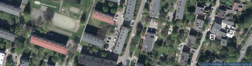Zdjęcie satelitarne Ogródek Pędziwiatr Wojciech Warczok Grzegorz