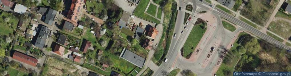 Zdjęcie satelitarne Ogrodnictwo-Grabarstwo-Kamieniarstwo Joachim Gajdecka