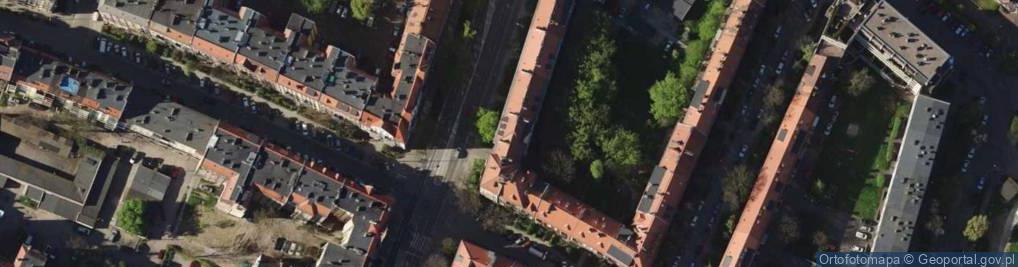 Zdjęcie satelitarne Olbińska B., w-w