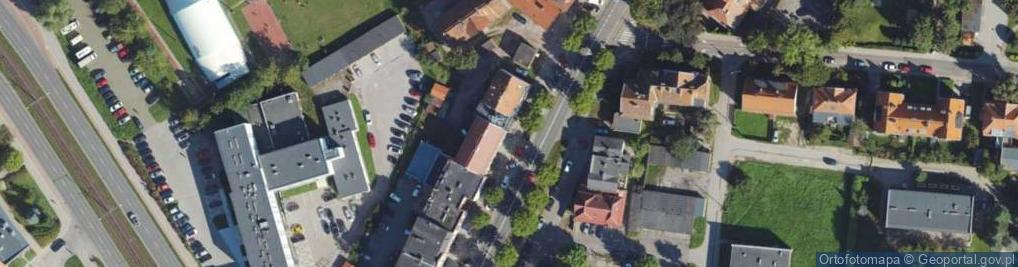 Zdjęcie satelitarne OMEGA Okna, Rolety, Plisy, Moskitiery, Elbląg