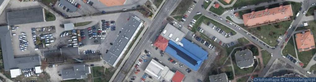 Zdjęcie satelitarne Opolskie Biuro Ekspertyz Motoryzacyjnych Moto Ekspert