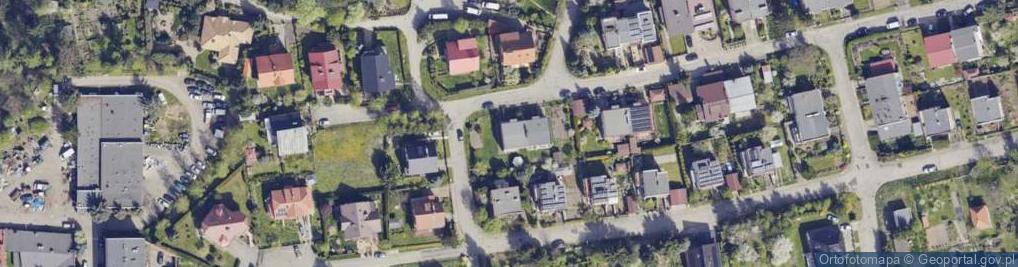 Zdjęcie satelitarne "Oponex" Handel Wielobranżowy Import-Export Różnicki Grzegorz