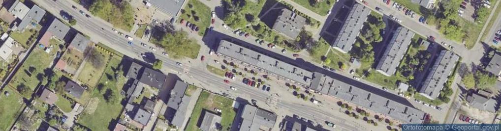 Zdjęcie satelitarne Optyka Coiner Joanna Kuźbik