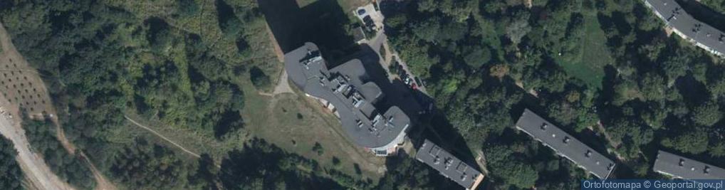 Zdjęcie satelitarne Orto Optymist Joanna Gawda Piotr Gawda Lekarzy
