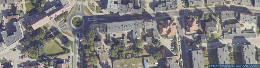 Zdjęcie satelitarne Orzechowska Justyna Przedsiębiorstwo Handlowo Usługowe Orzeszek