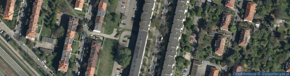 Zdjęcie satelitarne Osiński w., Wrocław