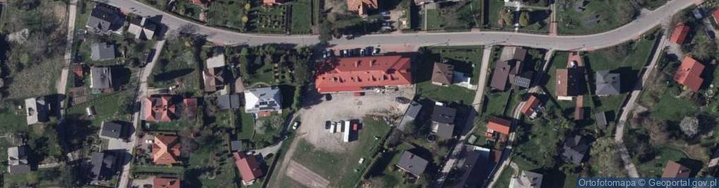 Zdjęcie satelitarne OSP Bystra