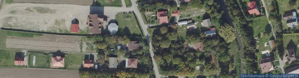 Zdjęcie satelitarne OSP Gorliczyna