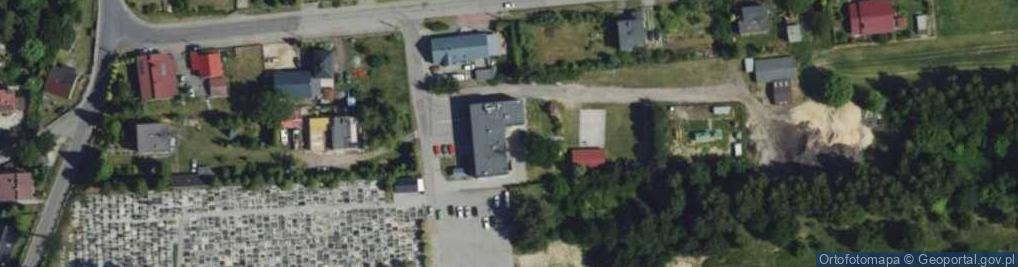 Zdjęcie satelitarne OSP Gorzyce